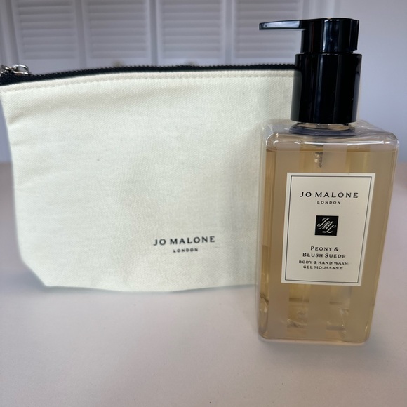 Jo Malone Other - Jo Malone Peony & Blush Suede Hand Wash, with small Jo Malone pouch NWOT